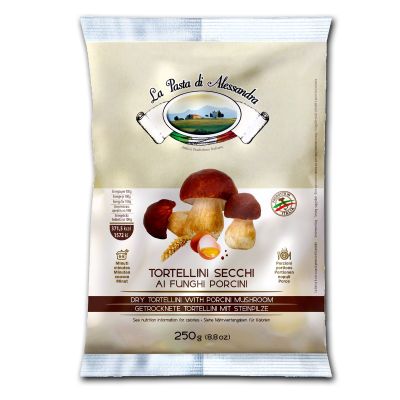 Tortellini mushrooms · packaging 250 gr
